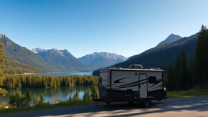 Mammoth Overland TL Tall Boy Adventure Trailer in nature.